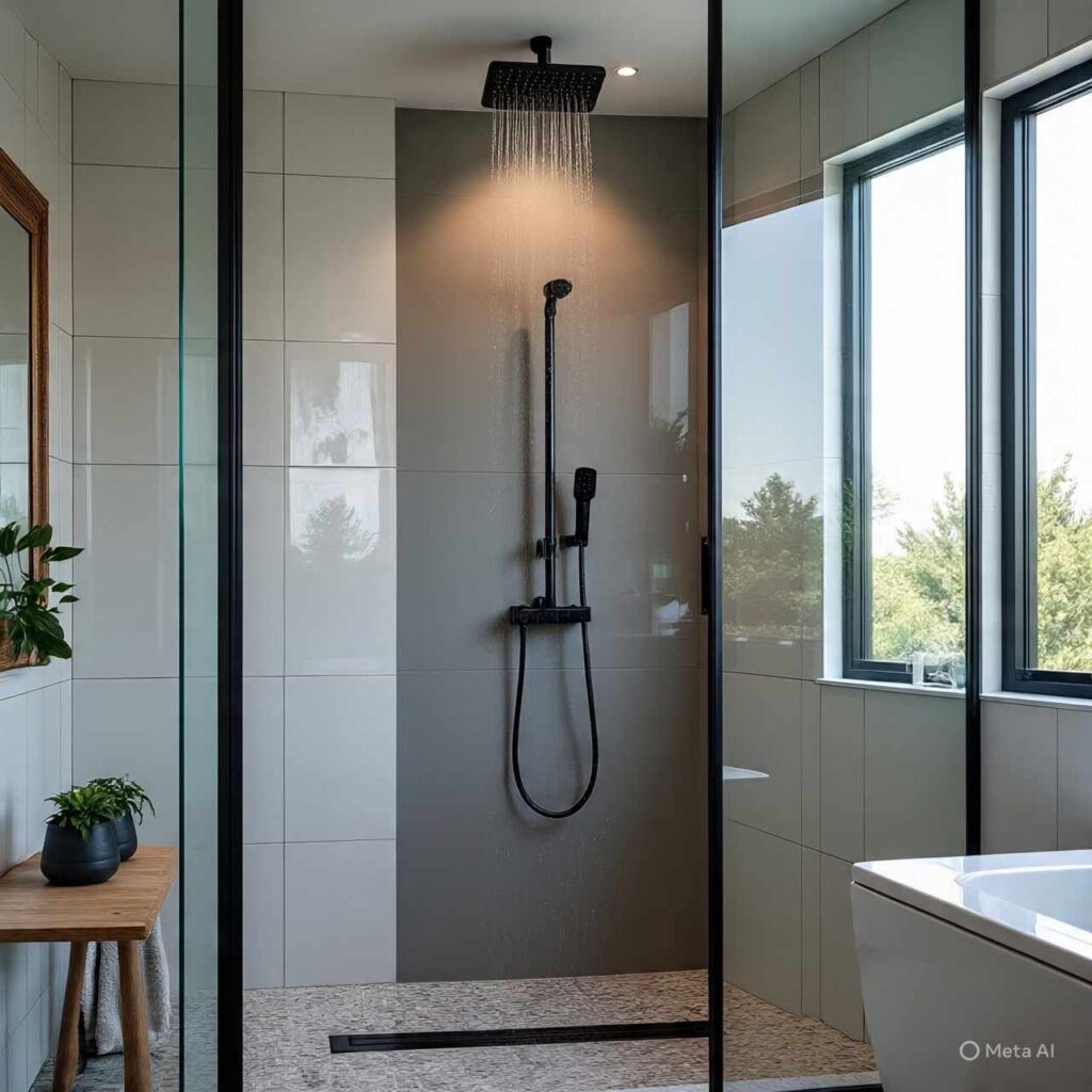 Bathroom Remodeling Conroe 6 custom shower installation2